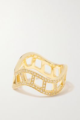 Sophie Bille Brahe - Échelle 18-karat Gold Diamond Ring - 7