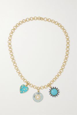 Storrow - 14-karat Gold Multi-stone Necklace - one size