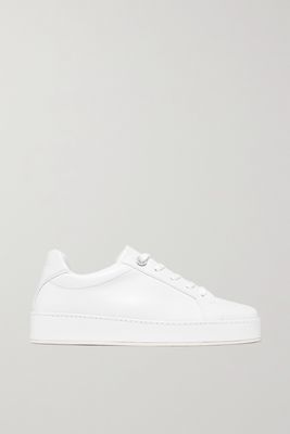 Loro Piana - Nuages Leather Sneakers - White