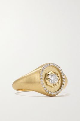 Jade Trau - Sophisticate 18-karat Gold Diamond Ring - 3