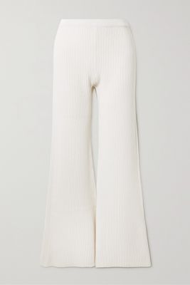 Gabriela Hearst - Nadia Cashmere And Silk-blend Wide-leg Pants - Ivory