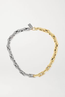 Lauren Rubinski - Medium 14-karat Yellow And White Gold Necklace - one size