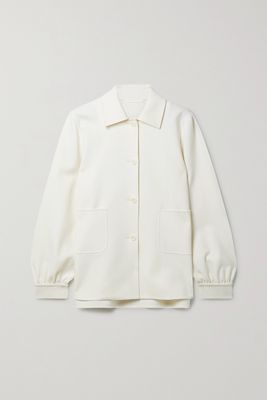 Max Mara - Farsa Wool-blend Canvas Jacket - Cream