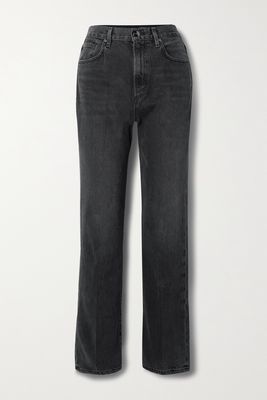 GOLDSIGN - The Martin High-rise Straight-leg Jeans - Black