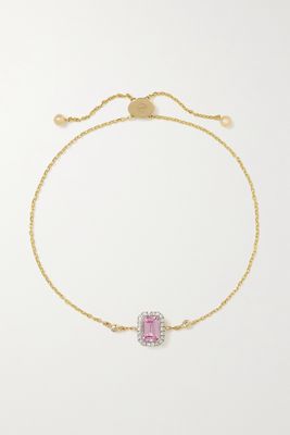 Anissa Kermiche - Gold, Sapphire And Diamond Bracelet - One size