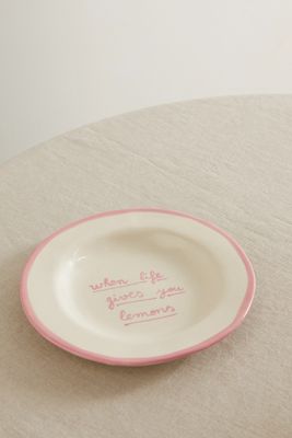 Laetitia Rouget - 20cm Ceramic Dinner Plate - White