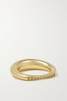 Lauren Rubinski - 14-karat Gold Diamond Ring - 52