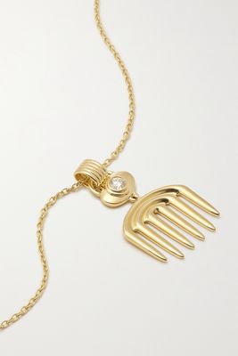 Almasika - Vici 18-karat Gold Diamond Necklace - one size