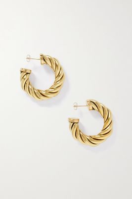 Laura Lombardi - Spira Gold-tone Hoop Earrings - one size
