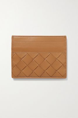 Bottega Veneta - Intrecciato Leather Cardholder - Brown