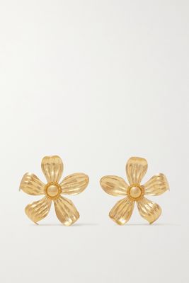 Pippa Small - 18-karat Gold Earrings - one size