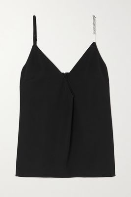 Givenchy - Chain-embellished Twill Camisole - Black