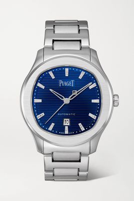 Piaget - Polo Automatic 36mm Stainless Steel And Diamond Watch - Silver