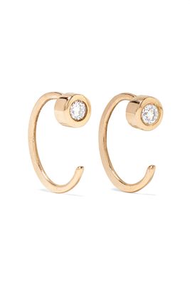 Melissa Joy Manning - 14-karat Gold Diamond Earrings - one size