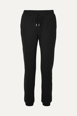 Ninety Percent - Organic Cotton-jersey Track Pants - Black