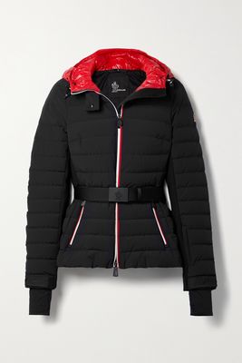 Moncler Grenoble - Bruche Belted Quilted Shell Down Jacket - Black