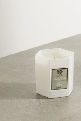 Antica Farmacista - Iron Wood Scented Candle, 255g - White
