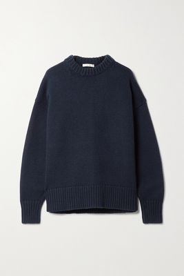 The Row - Ophelia Wool And Cashmere-blend Sweater - Blue