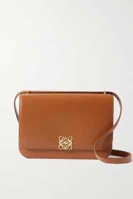Loewe - Goya Leather Shoulder Bag - Brown