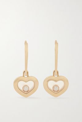 Chopard - Happy Diamonds 18-karat Gold Diamond Earrings - one size