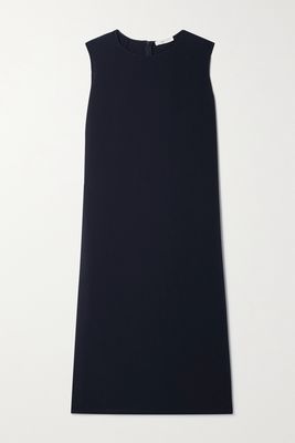 The Row - Mirna Crepe Midi Dress - Blue