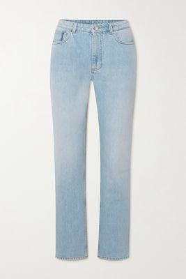 Burberry - Mid-rise Straight-leg Jeans - Blue