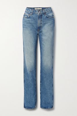 GRLFRND - Sara High-rise Straight-leg Jeans - Blue