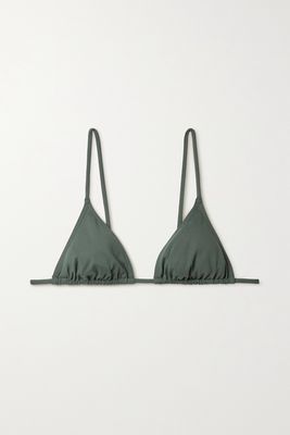 Eres - Les Essentiels Mouna Triangle Bikini Top - Green