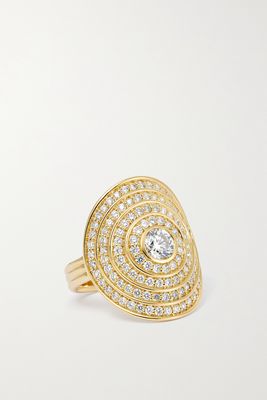 Almasika - Universum 18-karat Gold Diamond Ring - 7