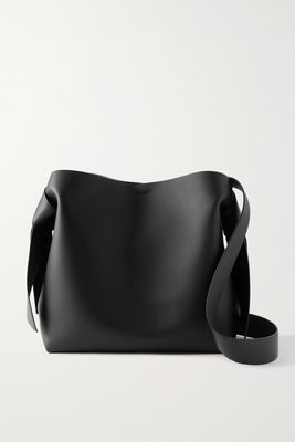 Acne Studios - Musubi Midi Knotted Leather Shoulder Bag - Black
