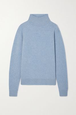 The Elder Statesman - Cashmere Turtleneck Sweater - Blue