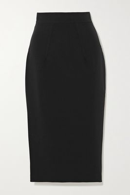 Safiyaa - Hokuku Stretch-crepe Skirt - Black
