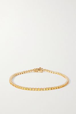 Roxanne First - 14-karat Gold Sapphire Bracelet - Yellow