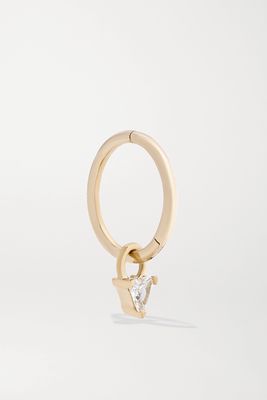 Maria Tash - 18-karat Gold Diamond Hoop Earring - one size