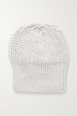 The Row - Ayfer Ribbed Cashmere Beanie - White