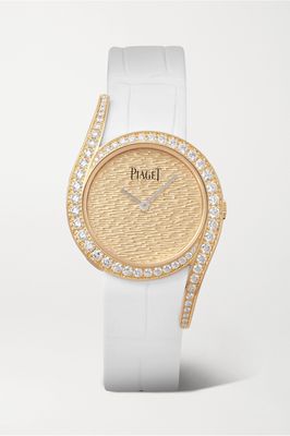Piaget - Limelight Gala Limited Edition Automatic 32mm 18-karat Rose Gold, Alligator And Diamond Watch - one size
