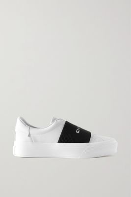 Givenchy - City Court Leather Slip-on Sneakers - White