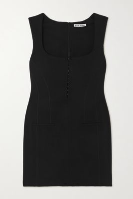 Acne Studios - Crepe Mini Dress - Black