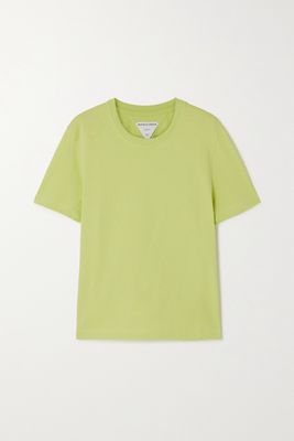 Bottega Veneta - Washed Cotton-jersey T-shirt - Yellow