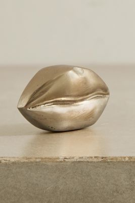 Kelly Wearstler - Classic Mini Kiss Brass Ornament - Silver
