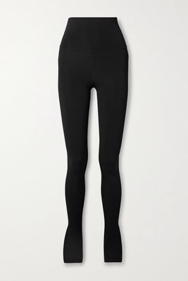 Khaite - Roonie Stretch-knit Skinny Pants - Black
