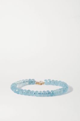 JIA JIA - Oracle Gold Aquamarine Bracelet - Blue