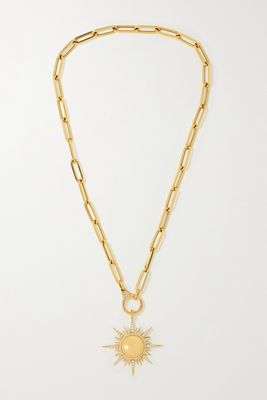 Sorellina - Il Sole 18-karat Gold Diamond Necklace - one size
