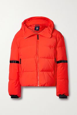 Fusalp - Barsy Velvet-trimmed Quilted Down Ski Jacket - Red