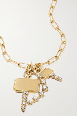 Jade Trau - 18-karat Gold Diamond Necklace - one size