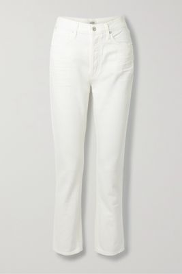 Citizens of Humanity - Charlotte High-rise Straight-leg Jeans - White