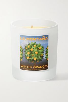 La Montaña - Winter Oranges Scented Candle, 220g - one size