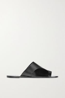 ATP Atelier - Rosa Cutout Leather Sandals - Black