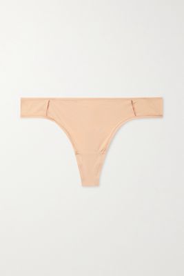 Eres - Tricia Stretch-jersey Thong - Neutrals
