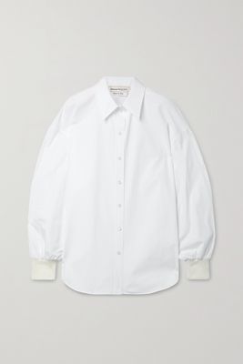 Alexander McQueen - Cotton-poplin Shirt - White